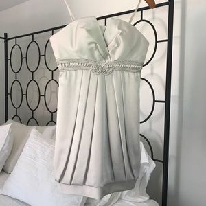 BCBG champagne bubble dress